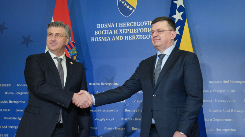Plenković: Bosnia and Herzegovina has no greater friend than Croatia